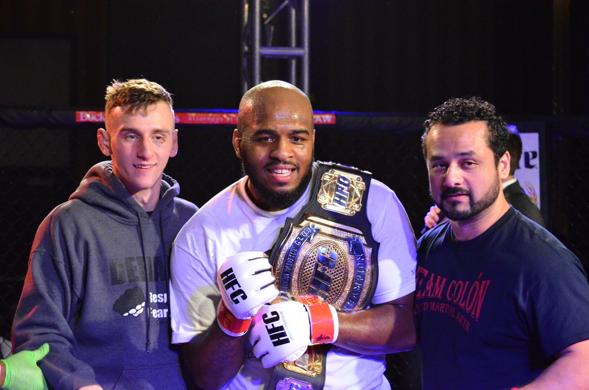 Arnold Adams Wins Heavyweight MMA Title in HFC27 at Blue Chip Casino