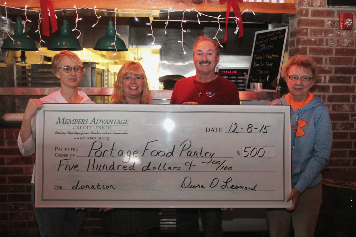 MACU Gives Back to Community with Donation to Portage Township Food Pantry