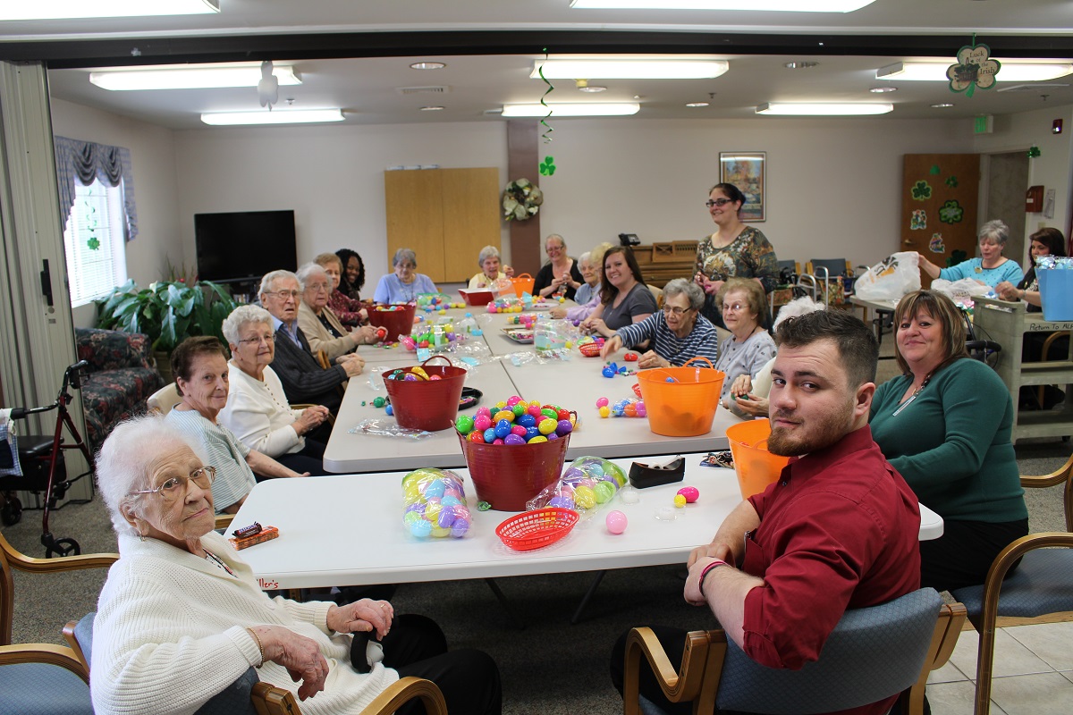 Seniors Stuff 10,000 Eggs for NorthShore Health Center’s Annual Easter Eggstravaganza