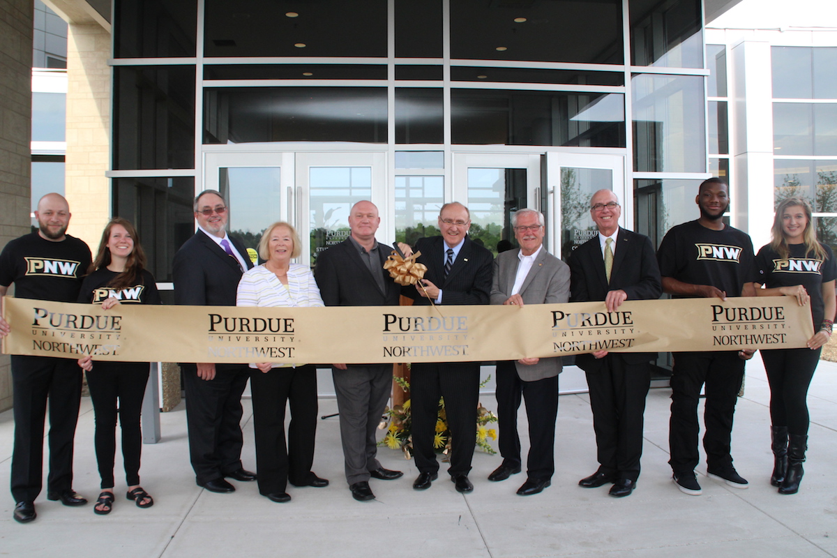 Chancellor Dworkin Leads Purdue Northwest In Ribbon Cutting for New Student Services and Activity Complex