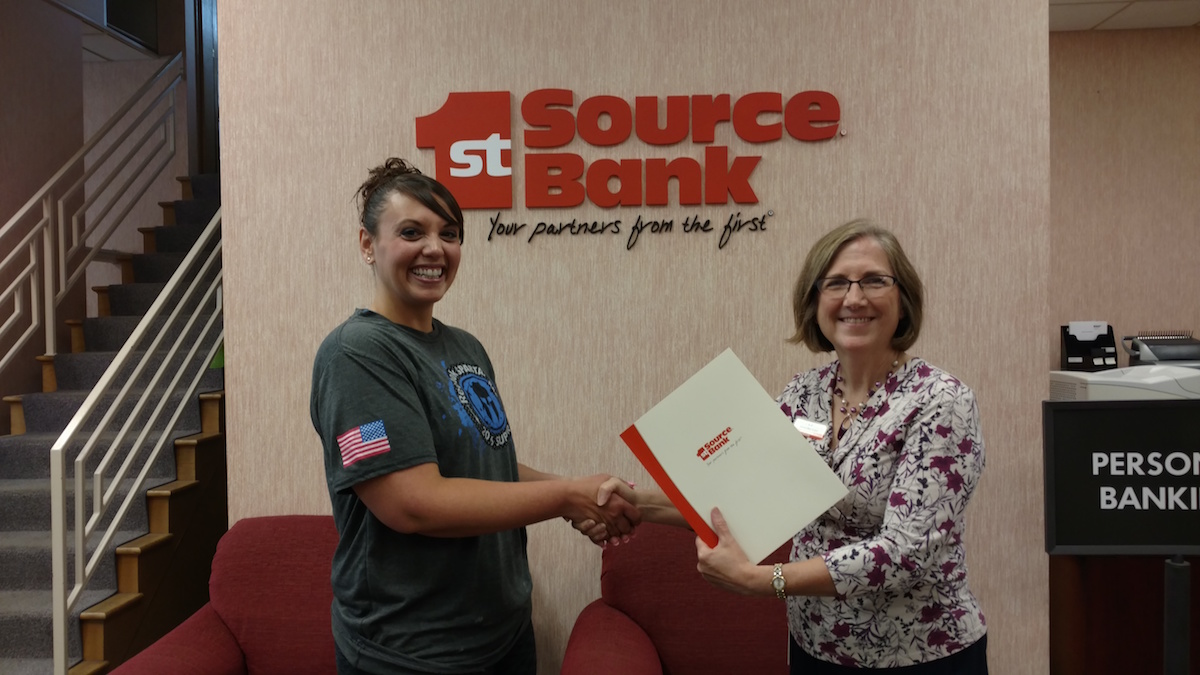 Sauers Buick-GMC and 1st Source Bank Work Together To Get Jenny Her Dream Car