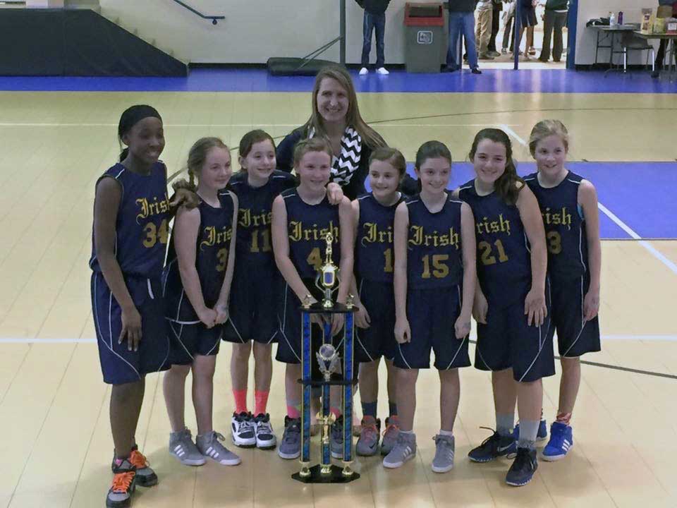 Notre Dame 6th Grade Girls Win 2016 PAC Championship