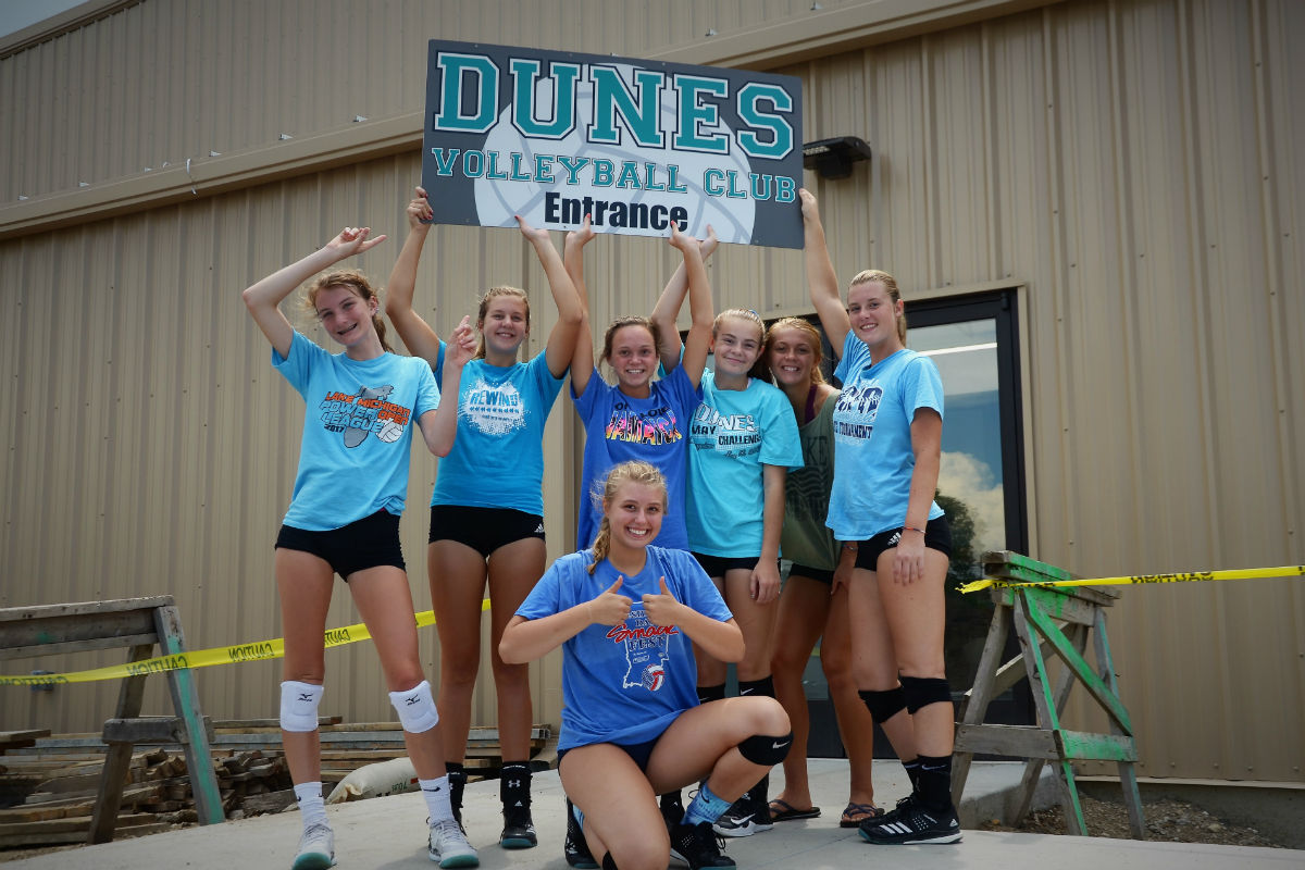 Dunes Volleyball Club Moves into New Dunes Operation Center in LaPorte with Help from Greater La Porte Economic Development Corporation