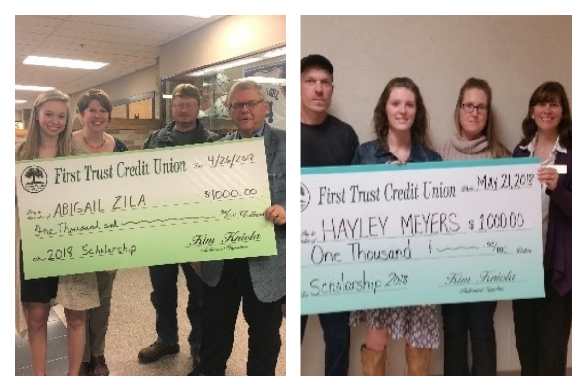 First Trust Credit Union Awards Scholarships to La Porte and Westville Seniors in 2018