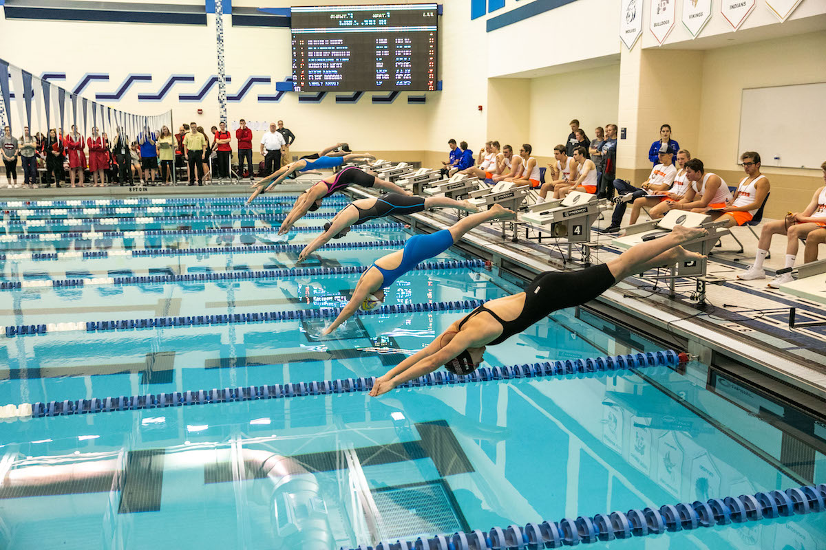A Season of Hard Work Equal Success at the Girls Swimming Sectional Championship at Lake Central High School