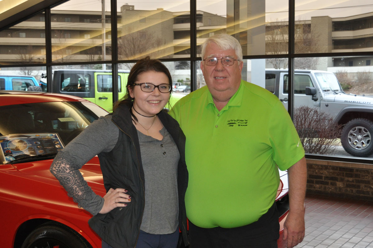 Grandfather-Granddaughter Team Highlights the Family Atmosphere at La Porte Chrysler