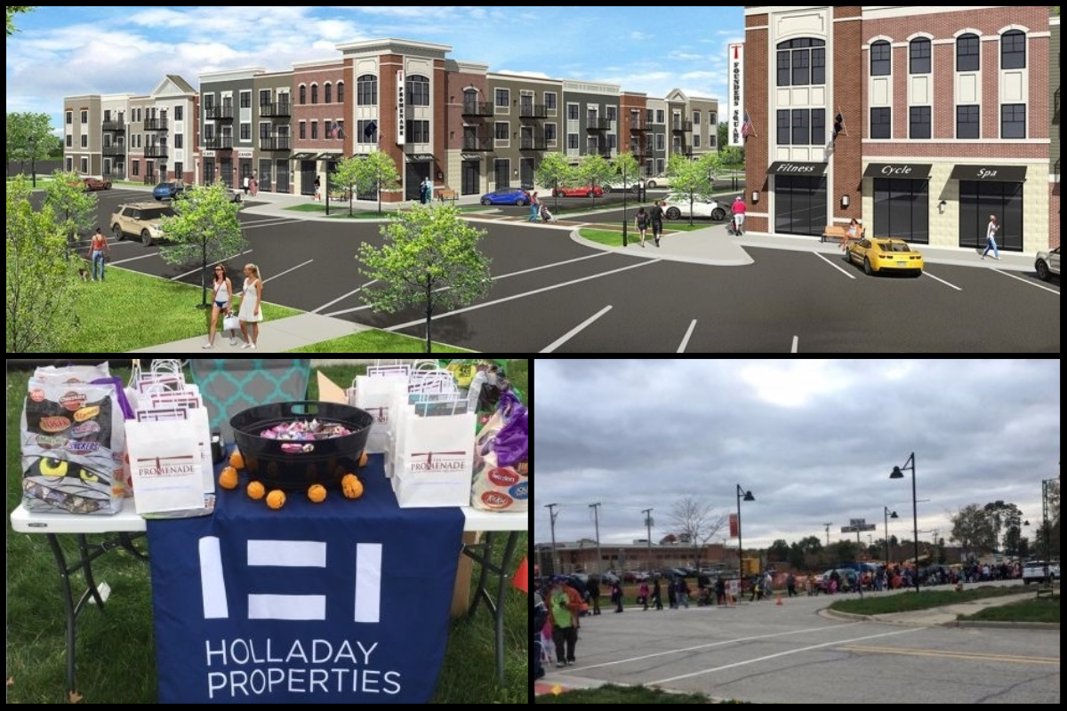 Holladay Properties Celebrates Six Months of Success at the Promenade at Founder’s Square Job Site