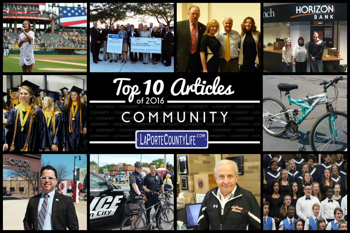 Top 10 Community Stories on LaPorteCountyLife in 2016