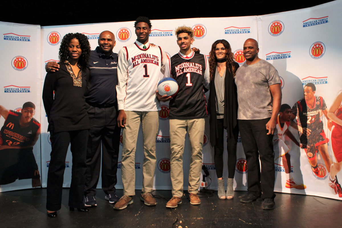 Two La Lumiere Seniors Honored as McDonald’s All American Hometown Heroes in 2017