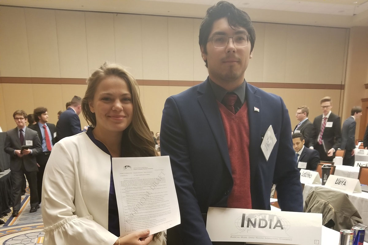 Purdue Northwest Students Display Expertise at Model United Nations