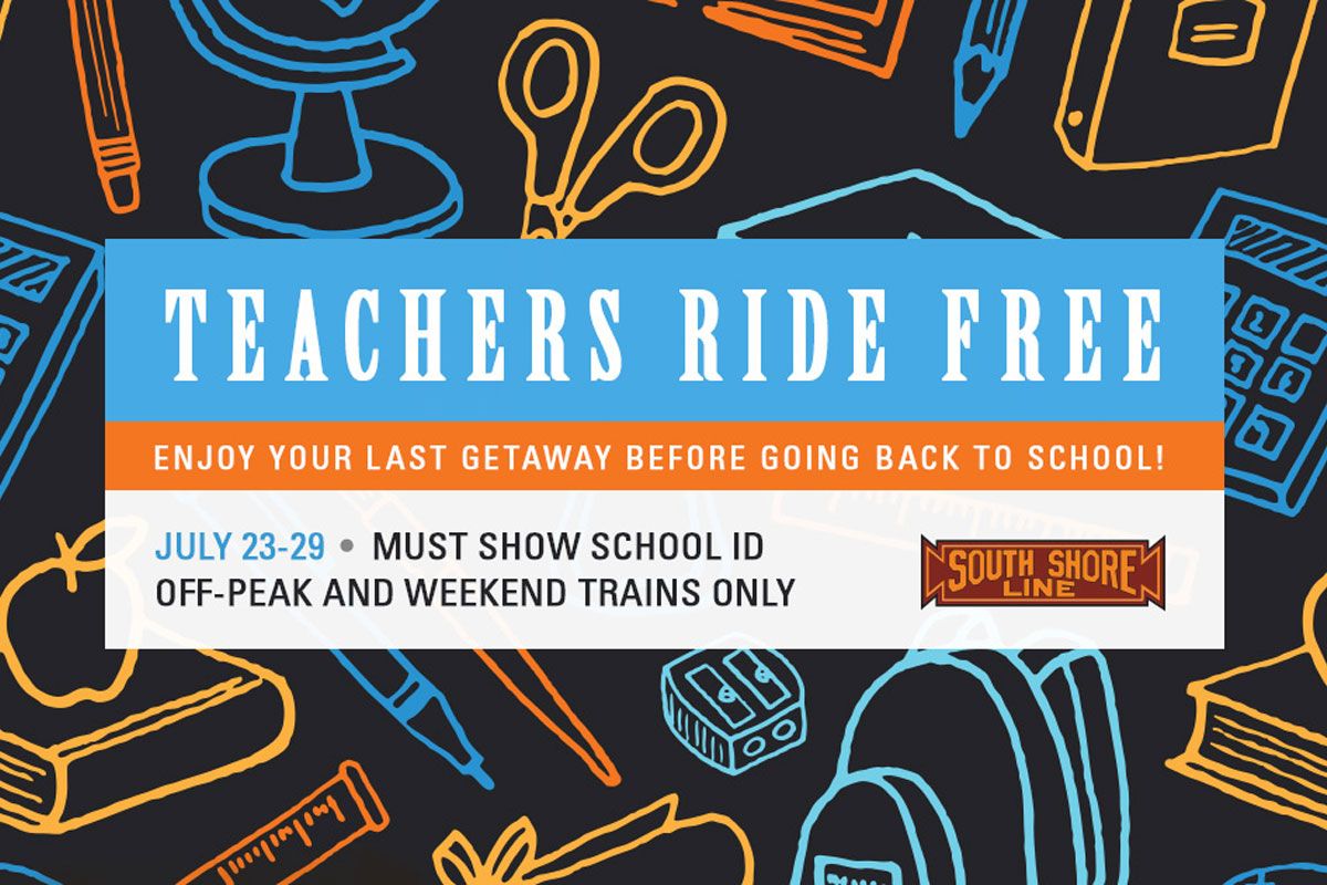 South Shore Line Celebrates Teachers with Free Rides and an Essay Contest