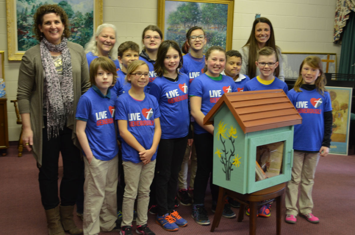 St. John’s Lutheran Church Unveils its ‘Little Free Library’